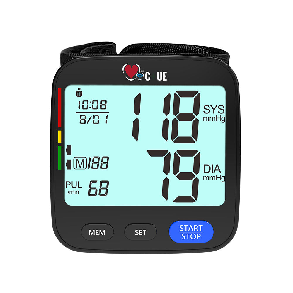 C+UE Blood Pressure Monitor, Wrist measured (U62I) - Cardiac X  Blood Pressure Monitor