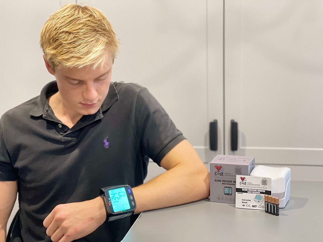 C+UE Blood Pressure Monitor, Wrist measured (U62I) - CardiacX blood pressure monitor