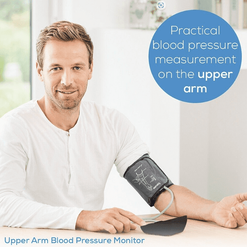 Upper arm BEURER Bluetooth Upper Arm Blood Pressure Monitor (BM28) - CardiacX Blood Pressure Monitor