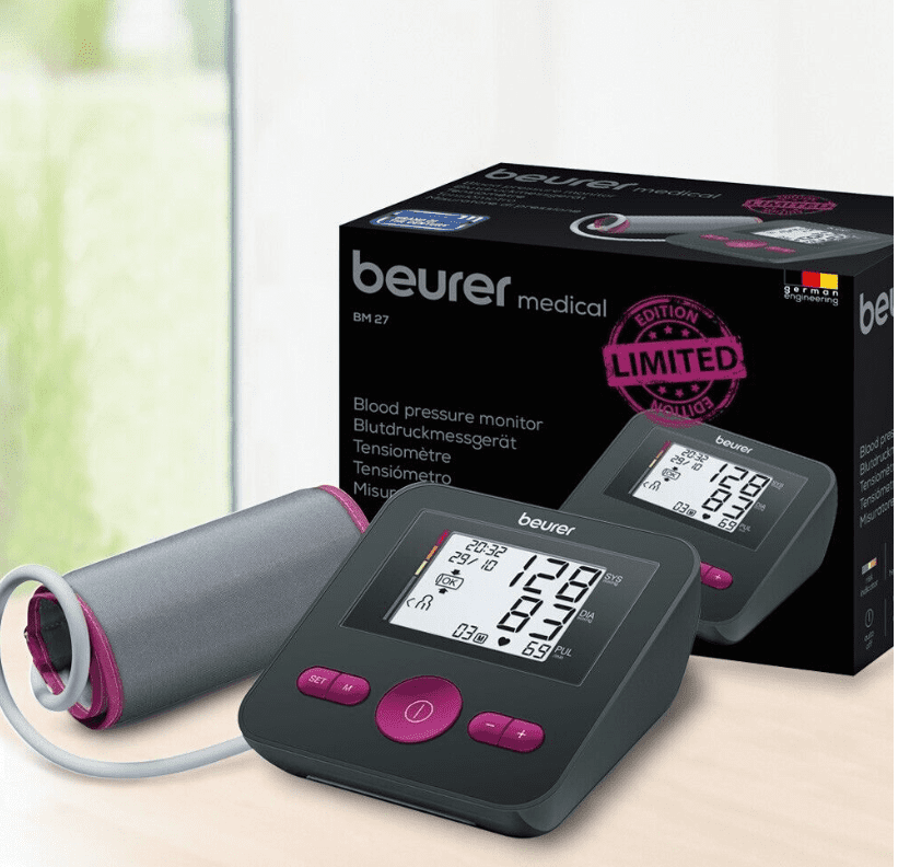 BEURER - Upper Arm Blood Pressure Monitor 'Limited Edition' (BM27LE) - Cardiac X  Blood Pressure Monitor 