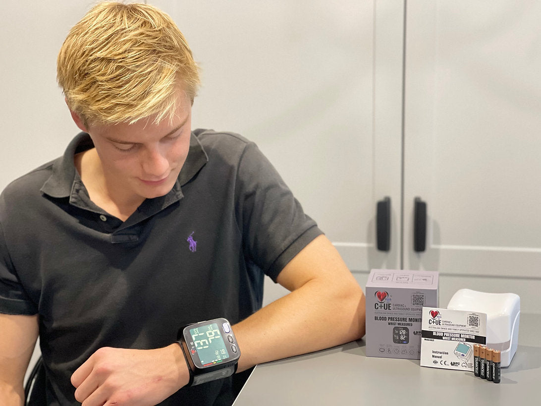 C+UE Blood Pressure Monitor, Wrist measured (U62I) - CardiacX blood pressure monitor