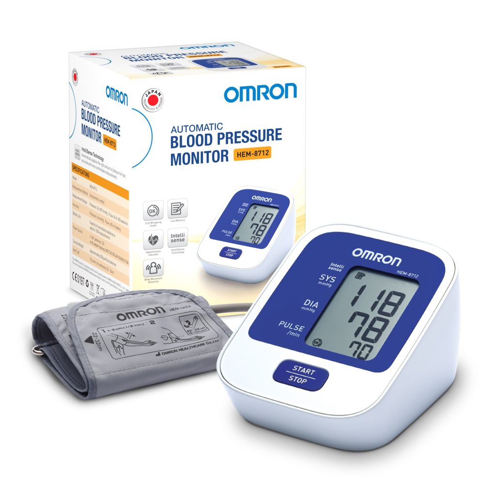 OMRON Automatic Blood Pressure Monitor HEM-8712 (AU) - Cardiac X  Blood Pressure Monitor 