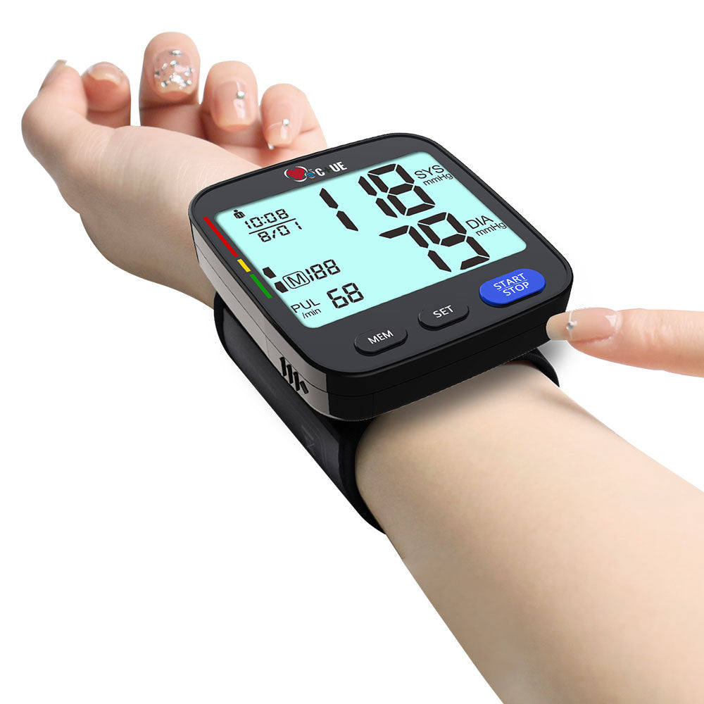 C+UE Blood Pressure Monitor, Wrist measured (U62I) - Cardiac X  Blood Pressure Monitor