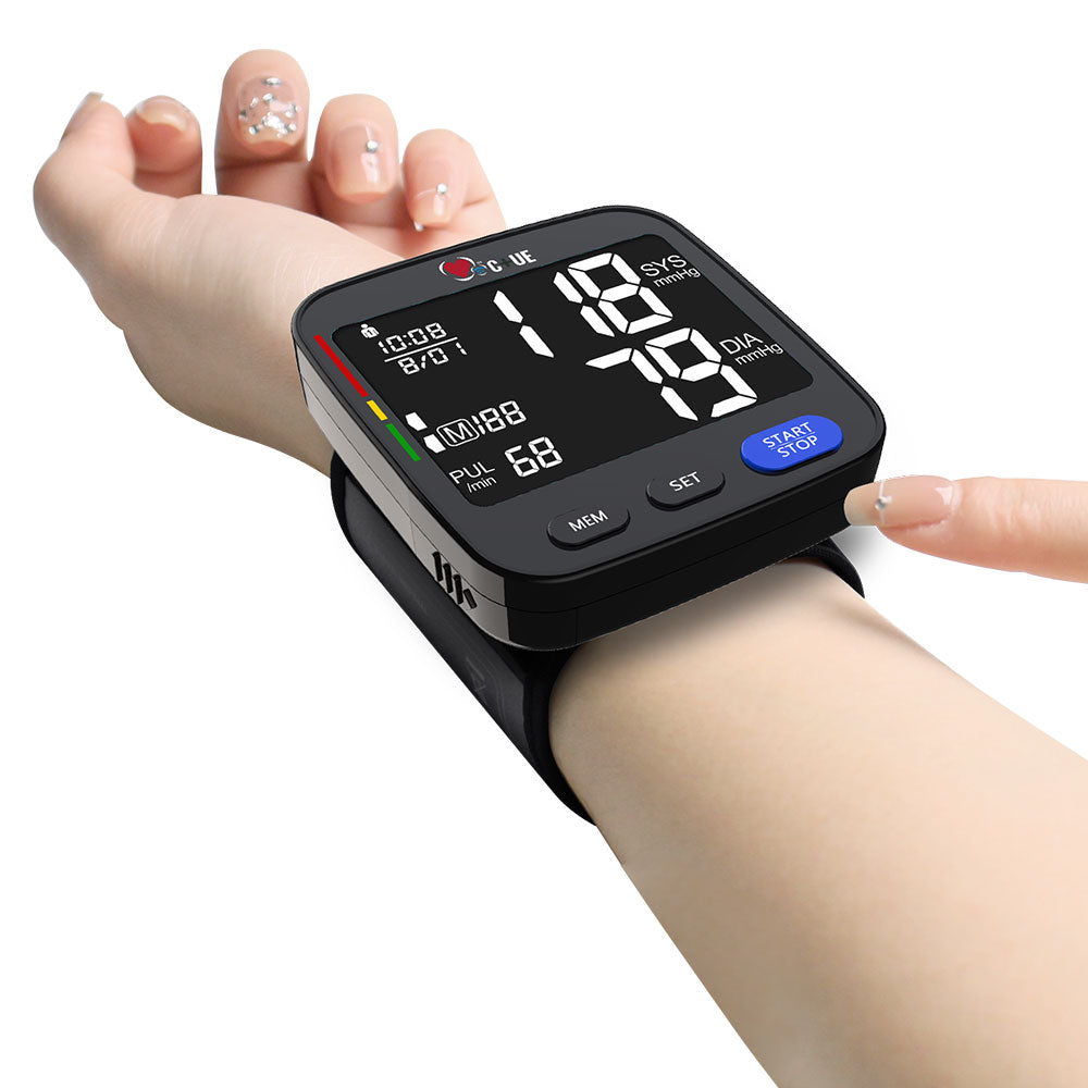 C+UE Blood Pressure Monitor, Wrist measured (U62I) - CardiacX blood pressure monitor