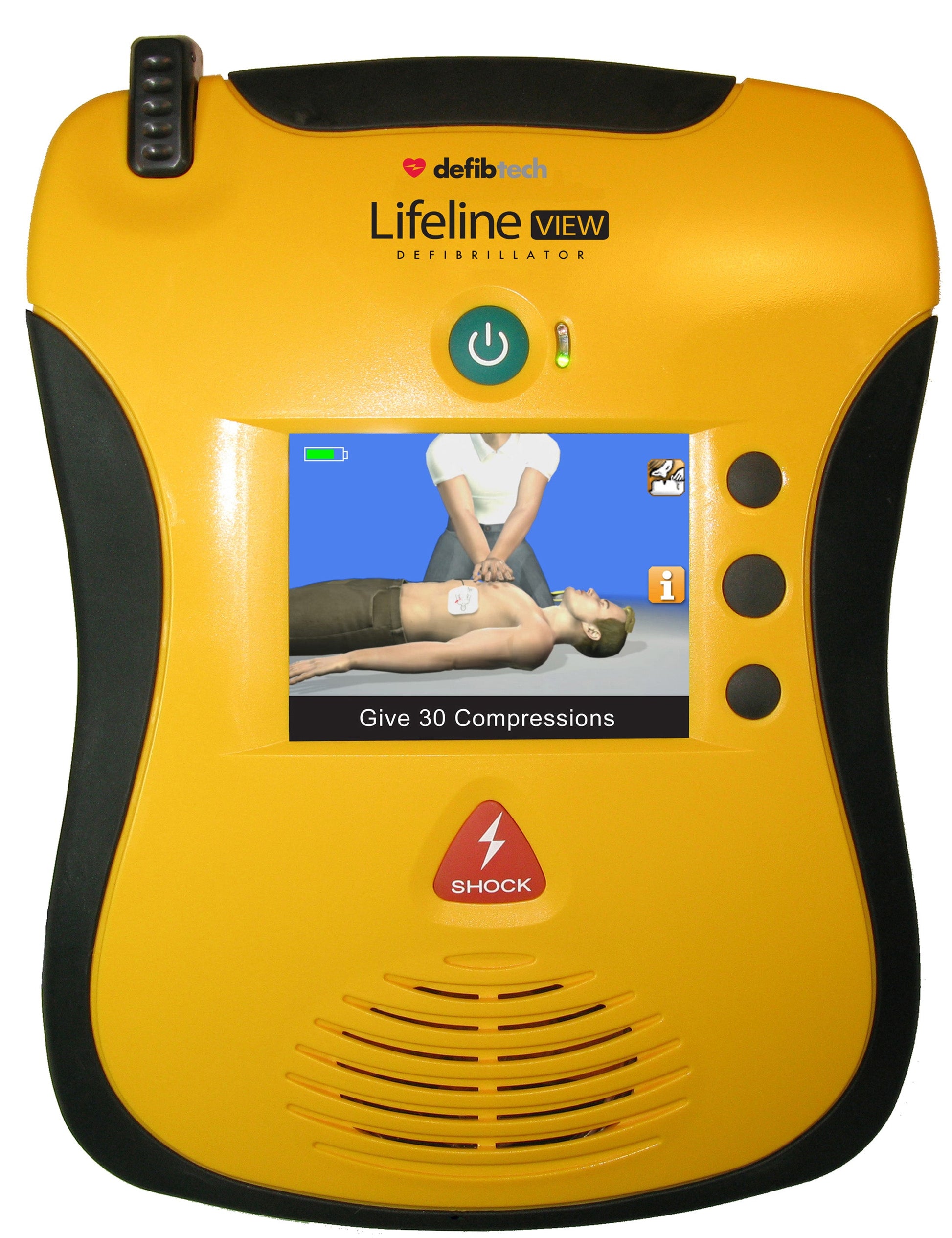 DEFIBTECH Lifeline "VIEW" AED Defibrillator - Cardiac X  Automated External Defibrillator
