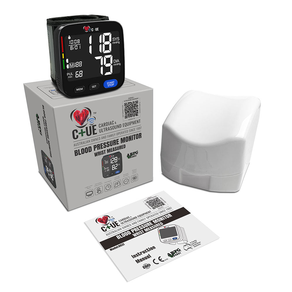 C+UE Blood Pressure Monitor, Wrist measured (U62I) - Cardiac X  Blood Pressure Monitor