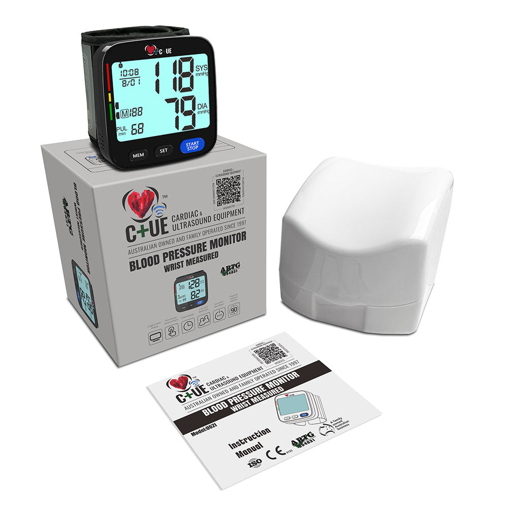 C+UE Blood Pressure Monitor, Wrist measured (U62I) - Cardiac X  Blood Pressure Monitor
