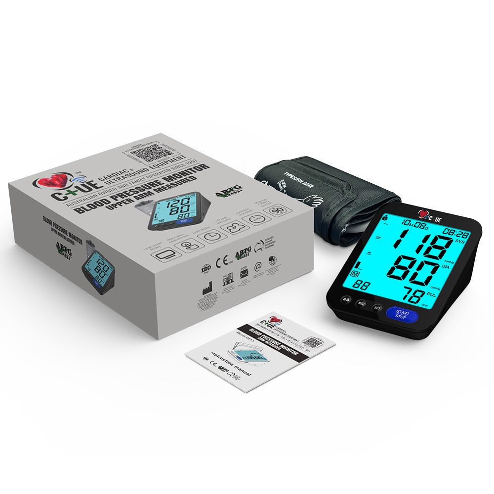 C+UE Blood Pressure Monitor, Arm measured (U81D) - CardiacX Blood Pressure Monitor 