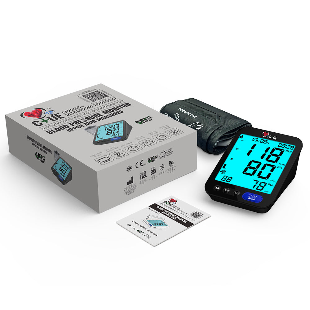 C+UE Blood Pressure Monitor, Arm measured (U81D) - CardiacX Blood Pressure Monitor