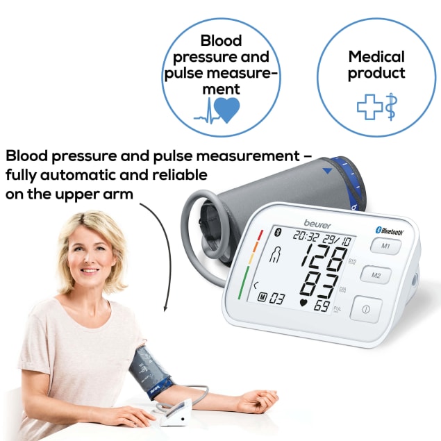 BEURER Bluetooth Upper Arm Blood Pressure Monitor (BM57) Blood Pressure Monitor
