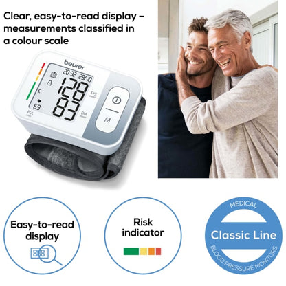 BEURER - Wrist Blood Pressure Monitor (BC28) - Cardiac X  Blood Pressure Monitor 