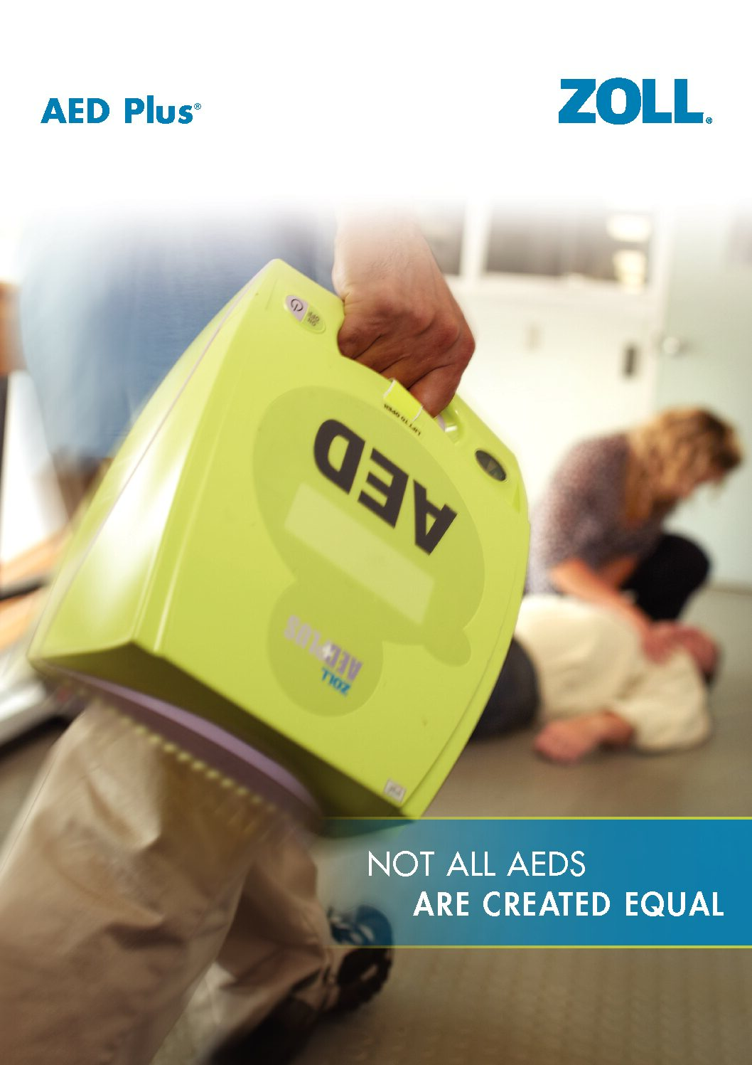 ZOLL AED Plus Defibrillator - Cardiacx Automated External Defibrillator