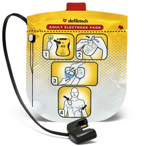 DEFIBTECH ADULT Defibrillation AED Pads - Cardiac X  AED Accessories