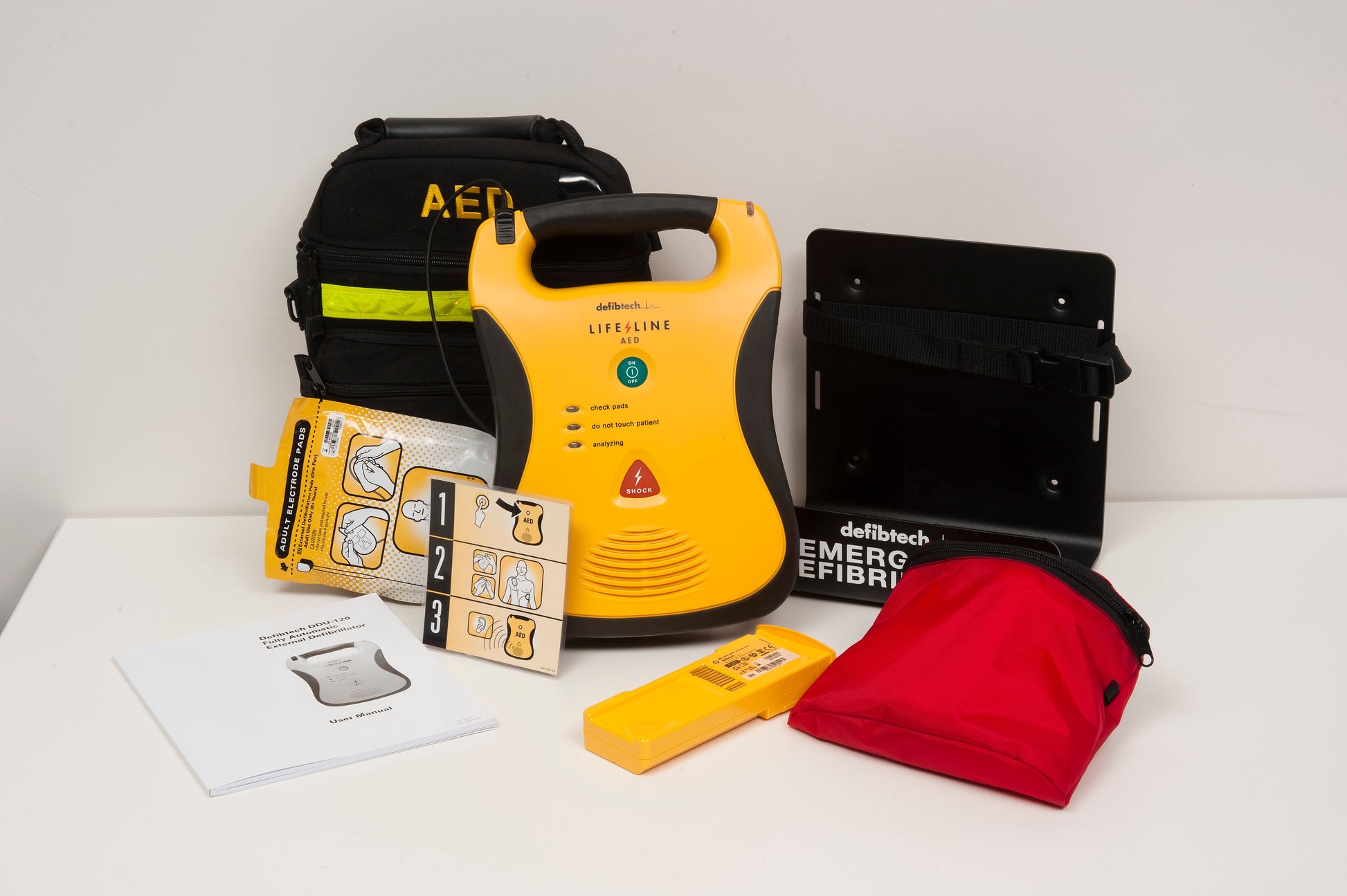DEFIBTECH Lifeline Semi Automatic Defibrillator AED - Cardiac X  Automated External Defibrillator