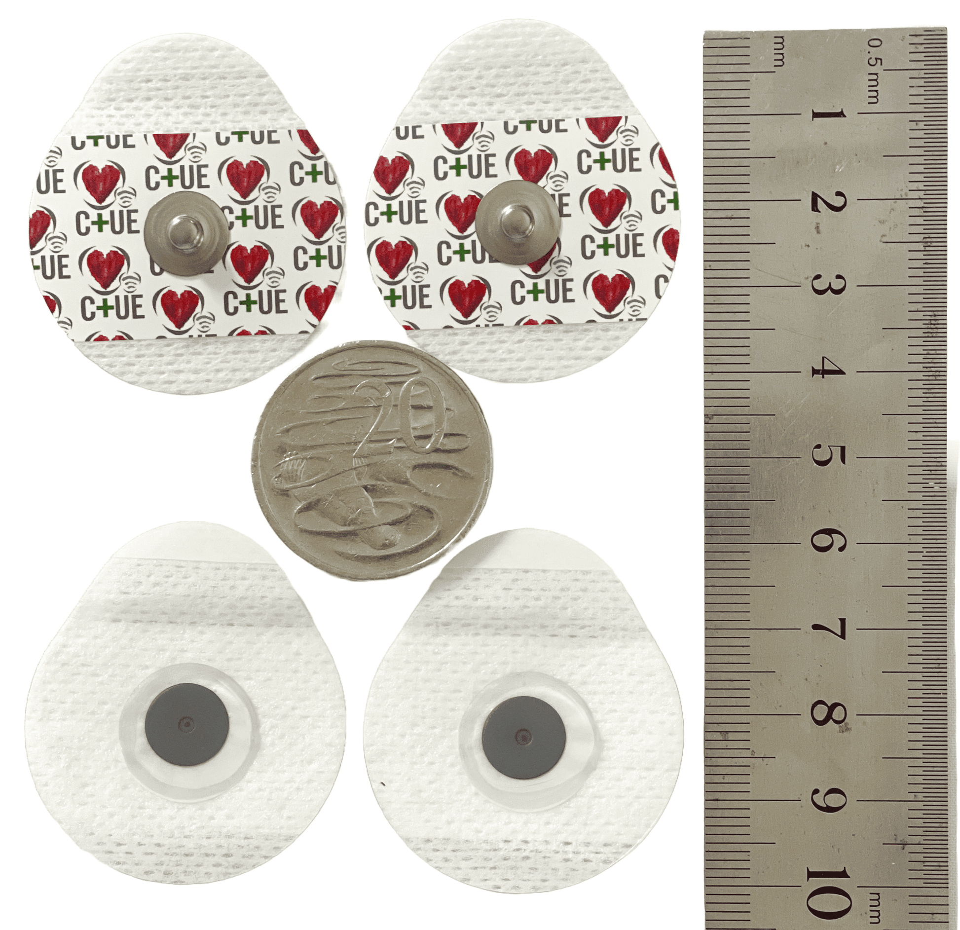 ECG Electrodes Tear Drop 35x40mm Non-woven - Cardiac X  ECG Electrodes
