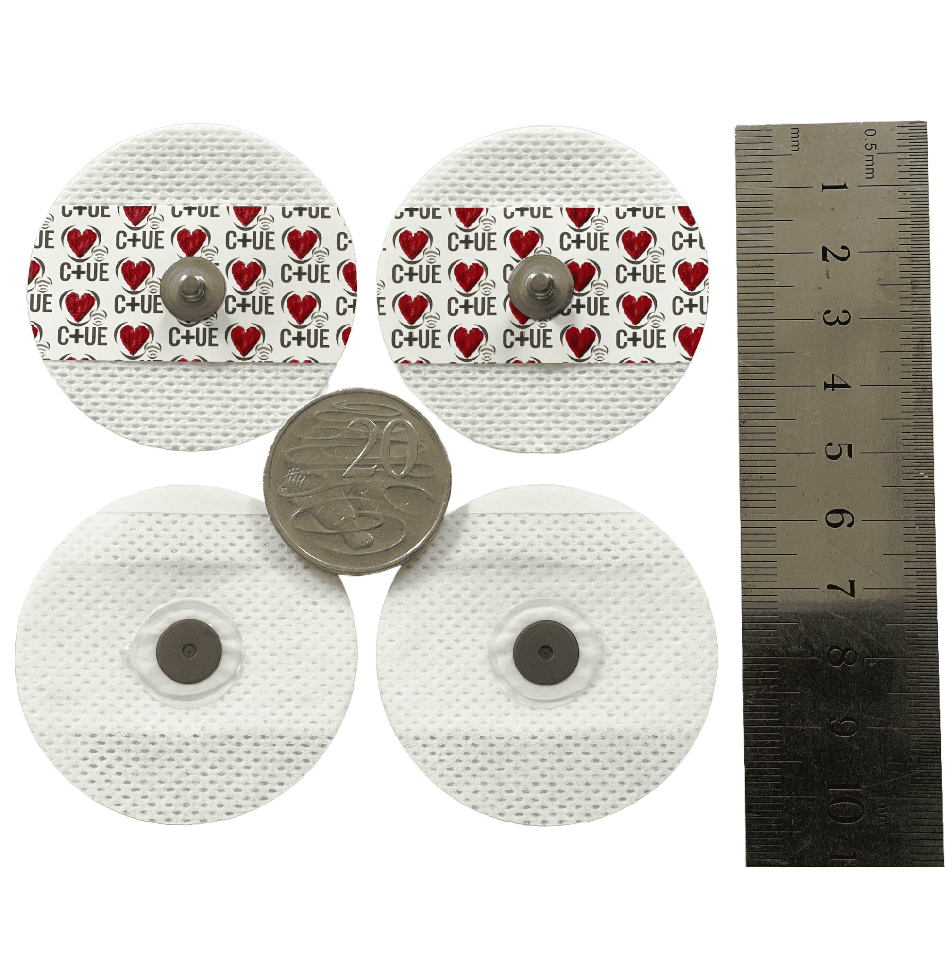 ECG Electrodes Round 50mm Non-woven - Cardiac X  ECG Electrodes