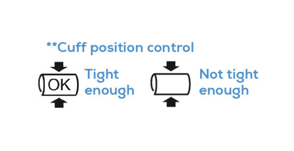 cuff position control BEURER Bluetooth Upper Arm Blood Pressure Monitor (BM57) Blood Pressure Monitor