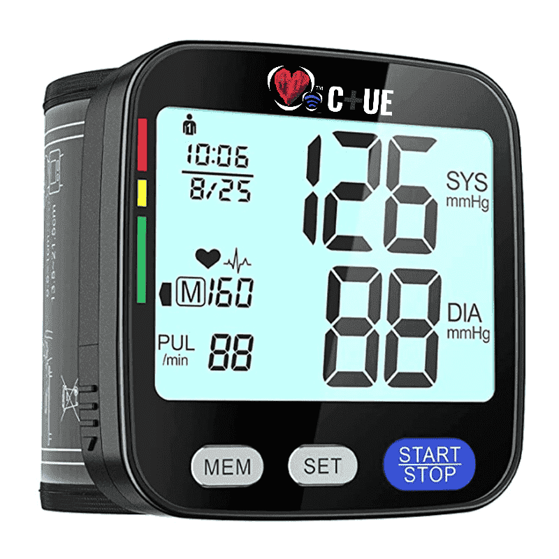C+UE Blood Pressure Monitor, Wrist measured (U62I) - Cardiac X  Blood Pressure Monitor