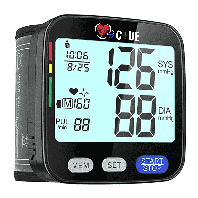 C+UE Blood Pressure Monitor, Wrist measured (U62I) - Cardiac X  Blood Pressure Monitor