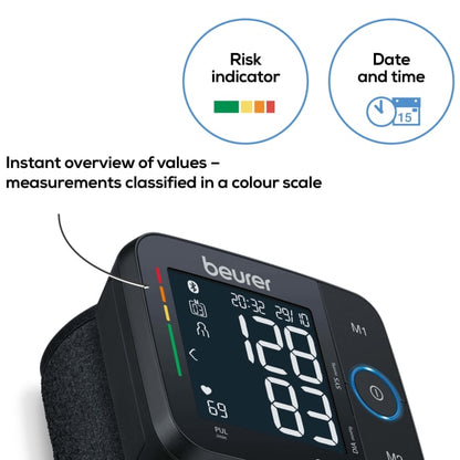 BEURER Wrist Blood Pressure Monitor 'Bluetooth Enabled' (BC54) - CardiacX Blood Pressure Monitor 