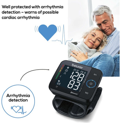 BEURER Wrist Blood Pressure Monitor 'Bluetooth Enabled' (BC54) - CardiacX Blood Pressure Monitor 