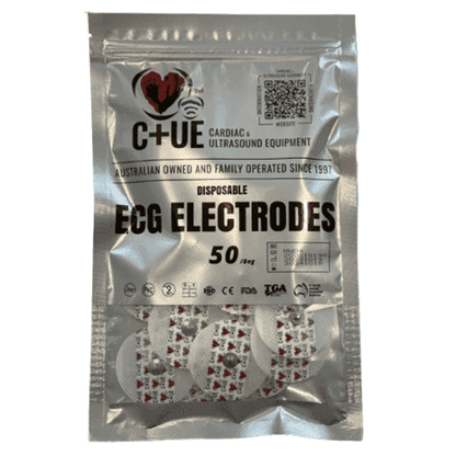 ECG Electrodes Round 50mm Non-woven - Cardiac X  ECG Electrodes 