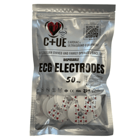 ECG Electrodes Round 50mm Foam - Cardiac X  ECG Electrodes