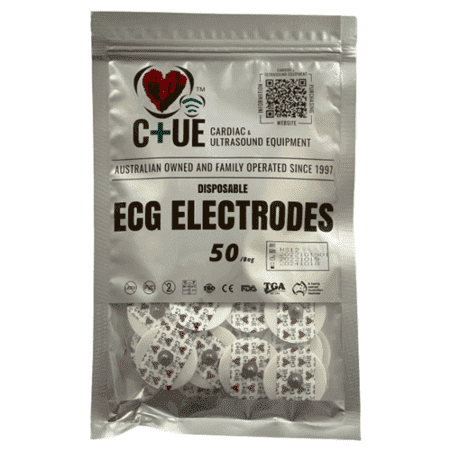 ECG Electrodes Round 40mm Foam. - Cardiac X  ECG Electrodes