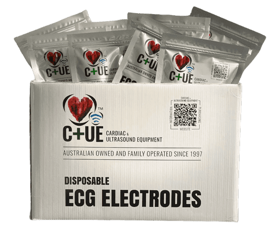 ECG Electrodes Tear Drop 35x40mm Foam, Non-Metal, Radiology suitable - Cardiac X  ECG Electrodes 