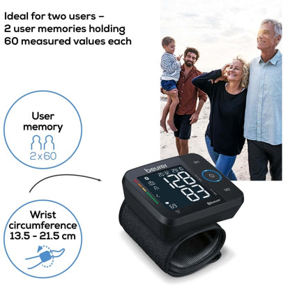 BEURER - Wrist Blood Pressure Monitor 'Bluetooth Enabled' (BC54) - Cardiac X  Blood Pressure Monitor 