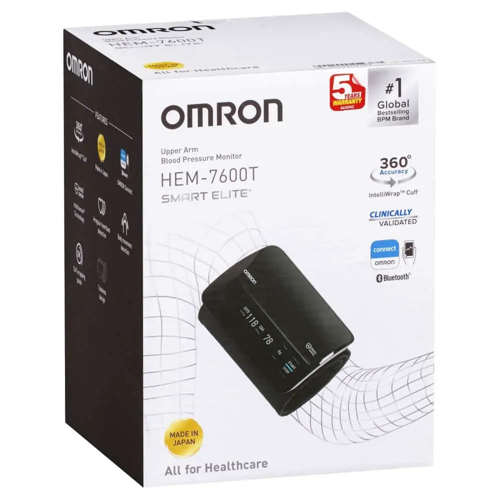 OMRON Automatic Blood Pressure Monitor HEM7600T ELITE - Cardiac X  Blood Pressure Monitor 