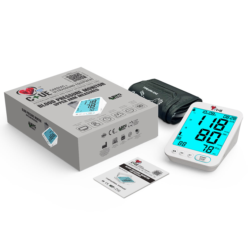 C+UE Blood Pressure Monitor, Arm measured (U81D) - CardiacX Blood Pressure Monitor 