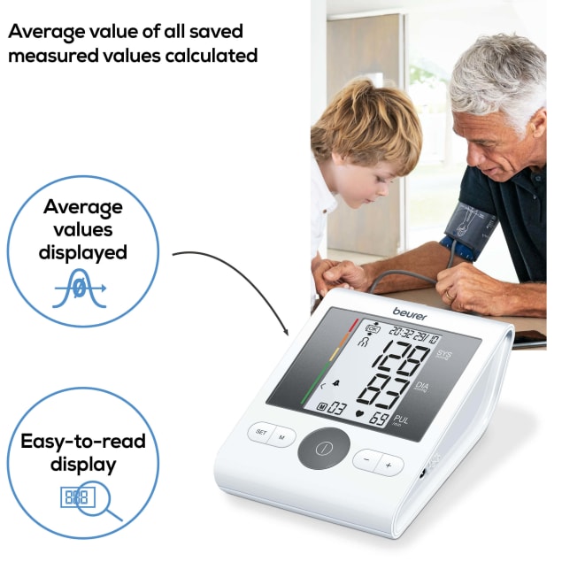 BEURER - Bluetooth Upper Arm Blood Pressure Monitor (BM28) - Cardiac X  Blood Pressure Monitor 