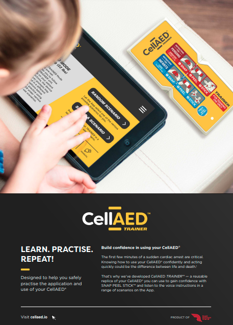 CellAED Personal Defibrillator