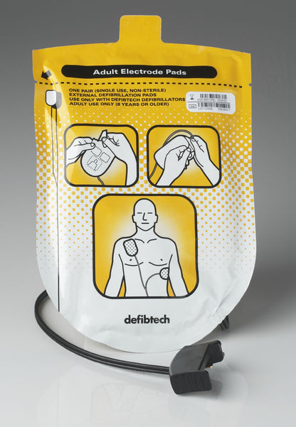 DEFIBTECH ADULT  AED Defibrillation Pads (Lifeline Series AEDs)