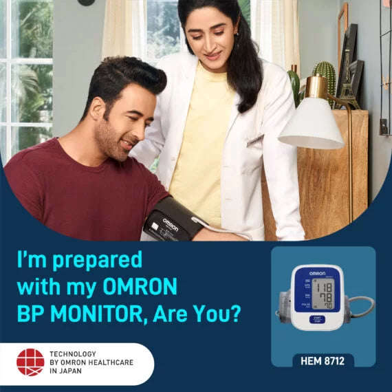 OMRON Automatic Blood Pressure Monitor HEM-8712 (AU) - Cardiac X  Blood Pressure Monitor 