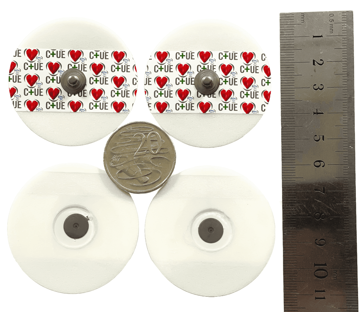 ECG Electrodes Round 40mm Foam. - Cardiac X  ECG Electrodes 