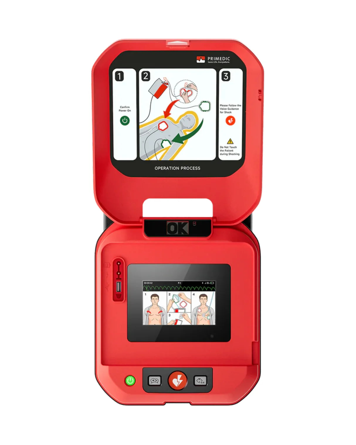 PRIMEDIC HeartSave Y8 Display CPR/WIFI/LTE (Semi Automatic)