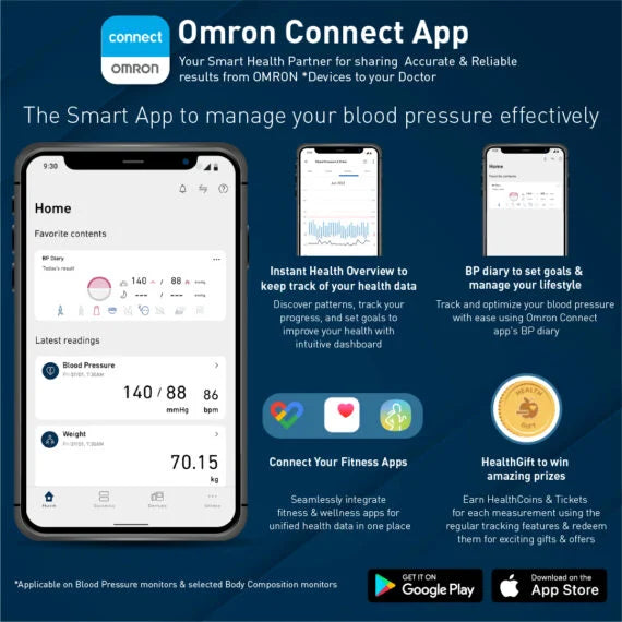 OMRON connect app