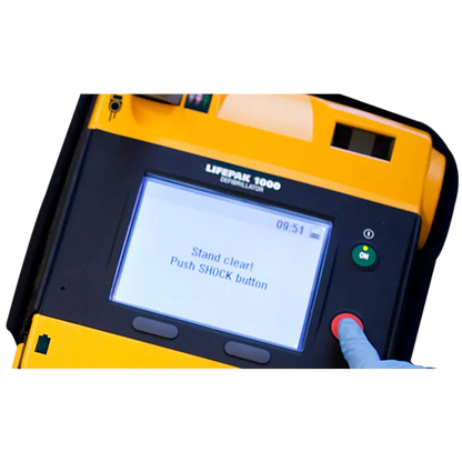 LIFEPAK 1000 AED Defibrillator with ECG Display and manual over-ride