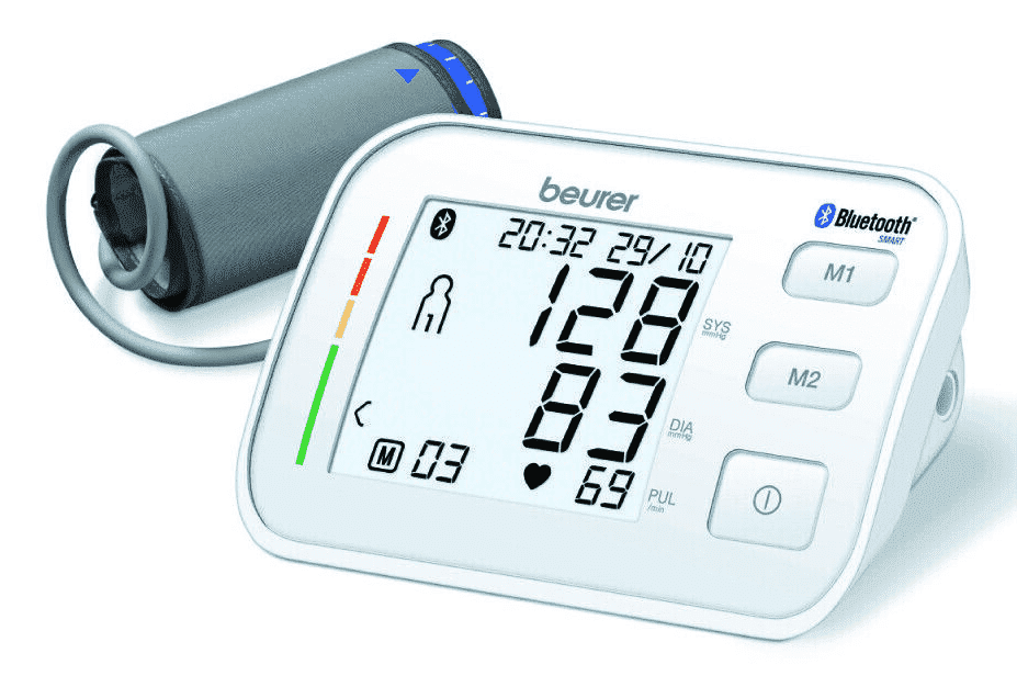 BEURER - Bluetooth Upper Arm Blood Pressure Monitor (BM57) - Cardiac X  Blood Pressure Monitor 