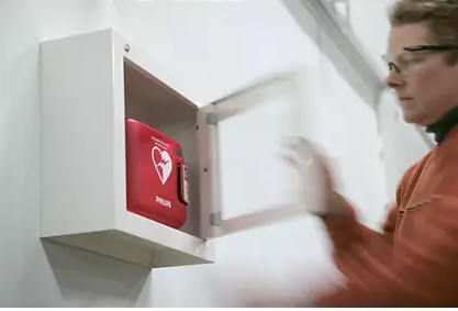 Pemasangan di Dinding Philips AED