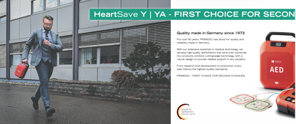 PRIMEDIC HeartSave Y8 Display CPR/WIFI/LTE (Semi Automatic)