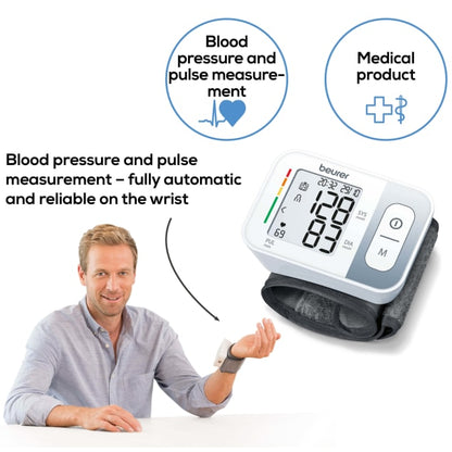 BEURER - Wrist Blood Pressure Monitor (BC28) - Cardiac X  Blood Pressure Monitor 