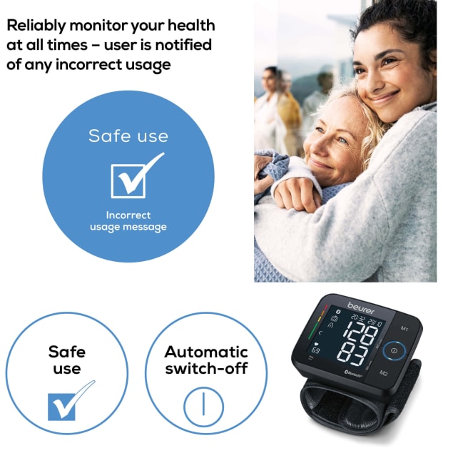 BEURER Wrist Blood Pressure Monitor 'Bluetooth Enabled' (BC54) - CardiacX Blood Pressure Monitor 