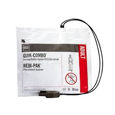 LIFEPAK Quik-Combo Redi-Pak Electrodes - Adult (For LP1000, LP12, LP15, LP20E0)